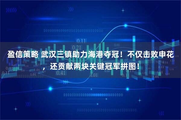 盈信策略 武汉三镇助力海港夺冠！不仅击败申花，还贡献两块关键冠军拼图！